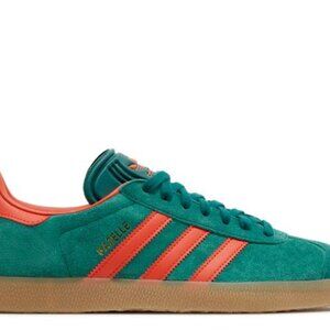 adidas Gazelle Collegiate Green/Preloved Red/Gum Men's size 9.5 BRAND NEW